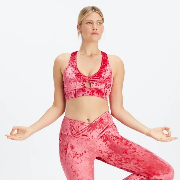 Fabletics Velour Sport Bra - Picture 3 of 8